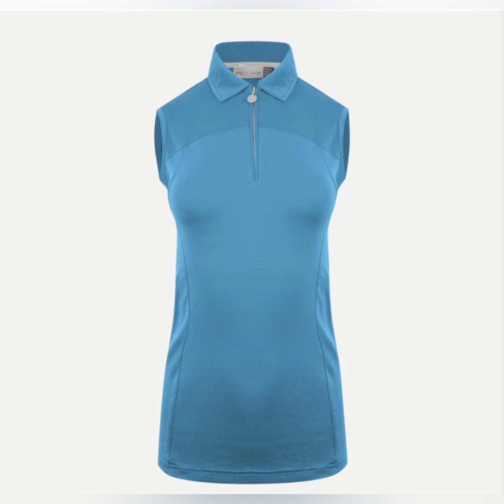 NWT‎ Kjus Women's Callie Sleeveless Polo Golf Workout Top XS